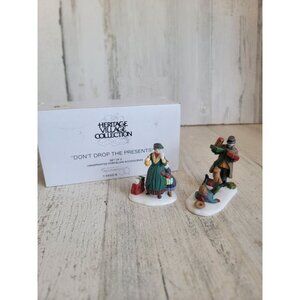 Dept 56 55328 Dont Drop the presents! Heritage village collection Xmas